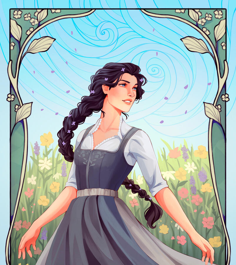 Camilla Myosotis - Art by Sleeping Foxy